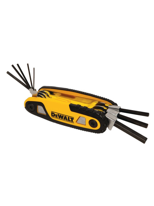 Sulankstomas šešiakampių raktų rinkinys metrinis, DeWalt DWHT0-70263