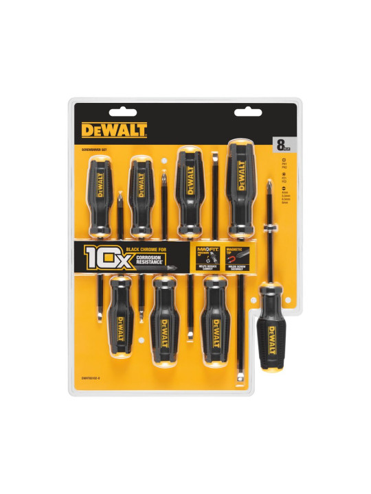 Atsuktuvų rinkinys MAXFIT 8 dalių, DeWalt DWHT65102-0