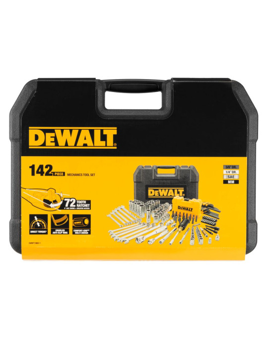 Mechanikų įrankių rinkinys 142 vnt., DeWalt DWMT73802-1