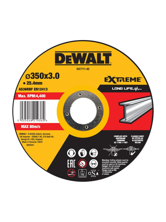 350 x3 mm Metalo pjovimo diskas EXTREME