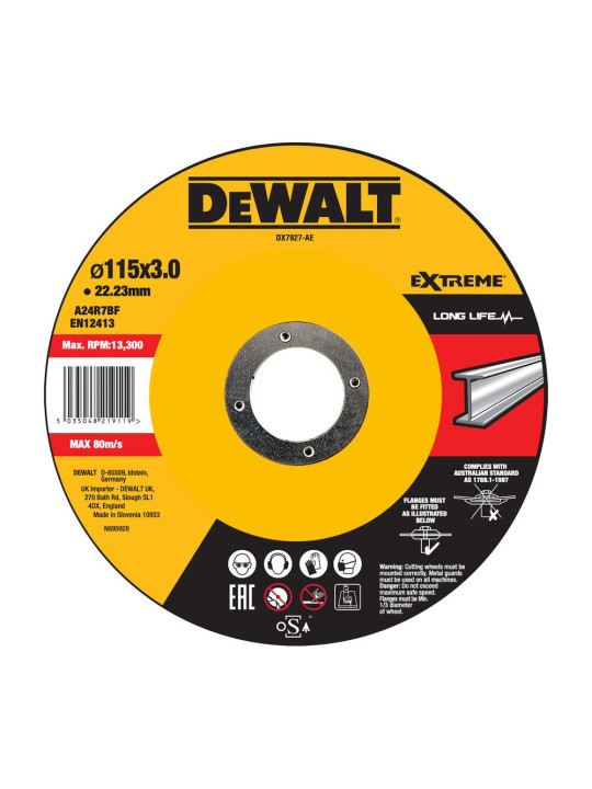 115 x3 mm pjovimo diskas metalui EXTREME