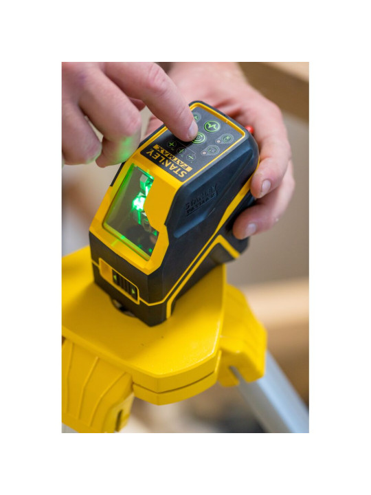 Lazeris „FATMAX Green Cross Line Intern Li-Ion“ žalias Stanley FATMAX FMHT77595-1