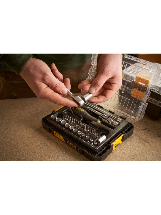 galvičių komplektas 48 vnt  1/4 Stanley FATMAX FmmT98101-0