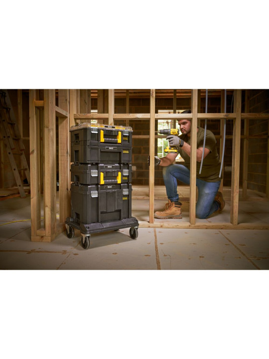 Įrankių dėžė - sistema su ratukais „FATMAX PRO-STACK“ 55x46x81 cm Stanley FATMAX FMST1-80107