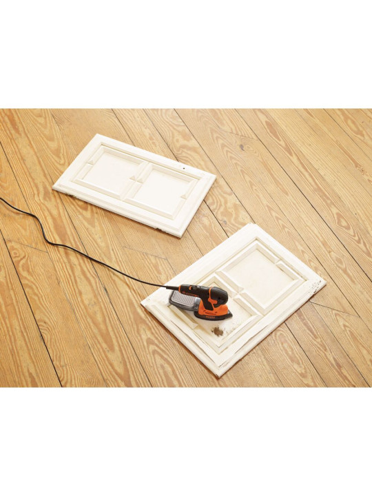 Vibracinis Šlifuoklis, 120 W MOUSE šlifuoklis 6 lapeliai su rinkiniu KA2500K-QS, Black&Decker