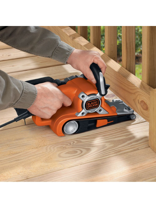 720 W, 75 mm x 533 mm juostinis šlifuoklis, KA88-QS, Black&Decker