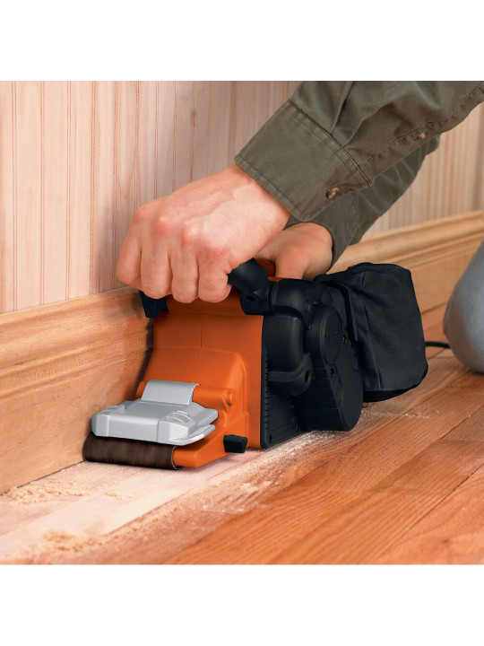 720 W, 75 mm x 533 mm juostinis šlifuoklis, KA88-QS, Black&Decker