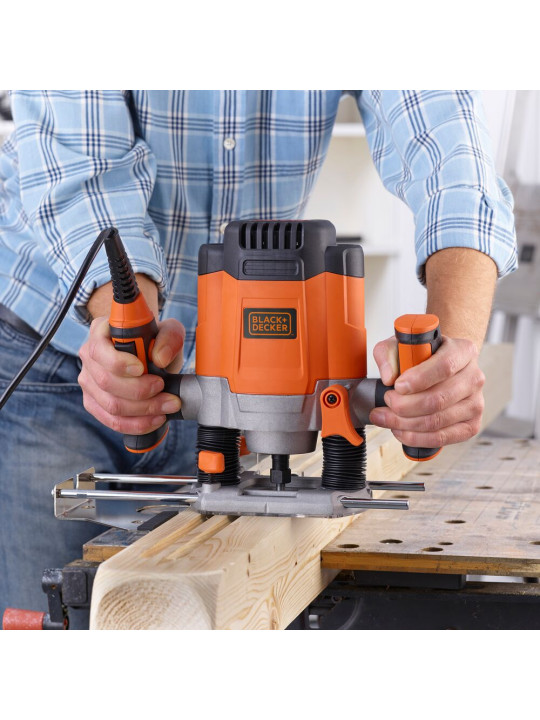Frezeris 1200W, KW1200E-QS, Black&Decker