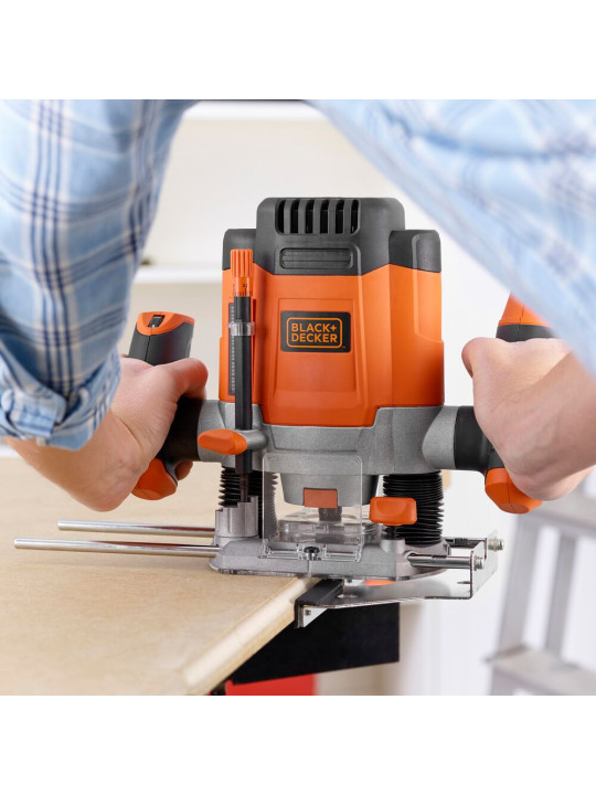 Frezeris 1200W, KW1200E-QS, Black&Decker