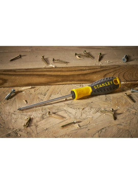 Atsuktuvas kryžminis PZ 2PT X 100mm (STHT0-60276) - Atsuktuvas kryžminis PZ 2PT X 100mm Stanley STHT0-60276 (STHT0-60276) - Atsuktuvas kryžminis PZ 2PT X 100mm Stanley STHT0-60276 (STHT0-60276) - „Essential™“ serijos atsuktuvas – tai geros kokybės kasdien