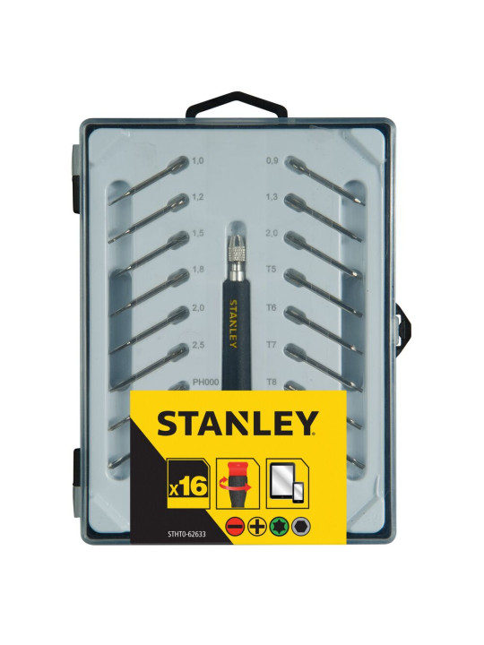 16vnt. Tikslių Atsuktuvų rinkinys Stanley STHT0-62633