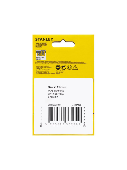 „Stanley Control 3m X 19mm“ ruletė  STHT37230-0