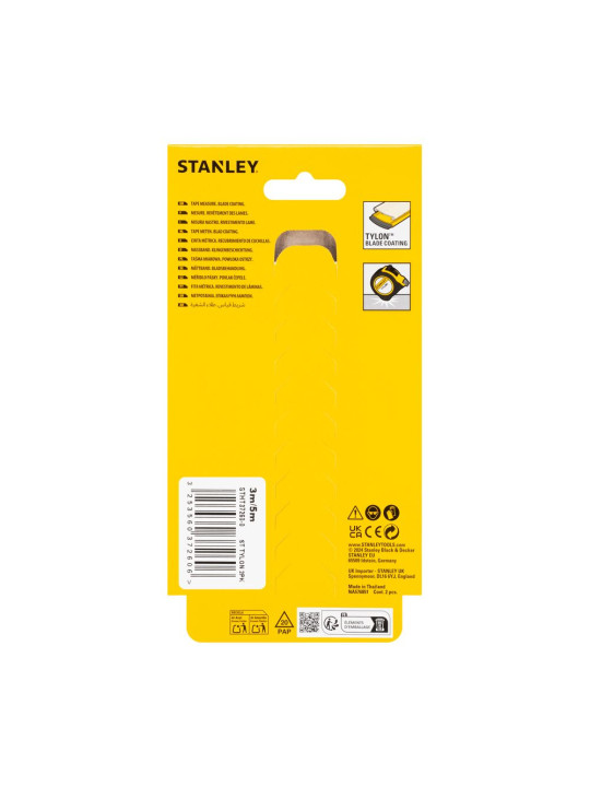„Stanley Tylon“  Ruletė 3m ir 5m rinkinys  STHT37260-0