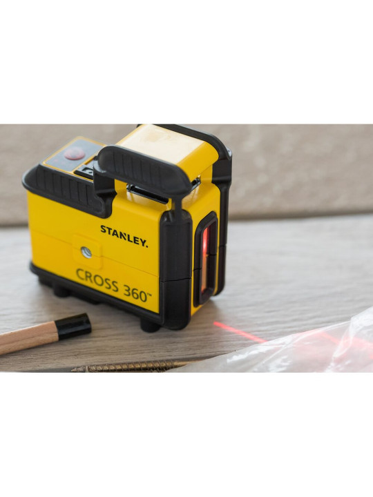 Lazerinis nivelyras  SLL360 naujos kartos - raudonas Stanley STHT77504-1