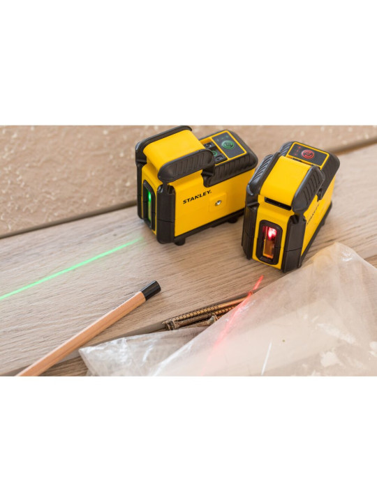 Lazerinis nivelyras  SLL360 naujos kartos - raudonas Stanley STHT77504-1