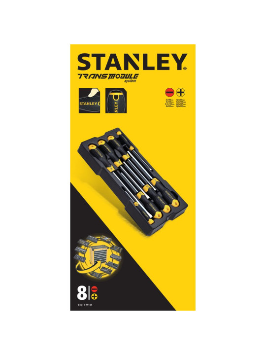 8vnt. Atsuktuvų komplektas Stanley STMT1-74181