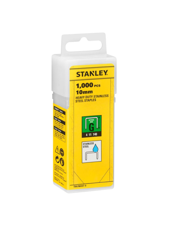 HEAVY DUTY nerūdijančio plieno kabės 10mm/ Stanley TRA706SST-0
